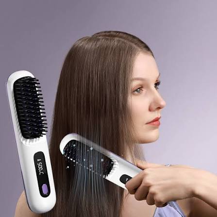 💇 Hair Straightening Brush